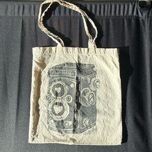 Vintage Camera Tote Bag